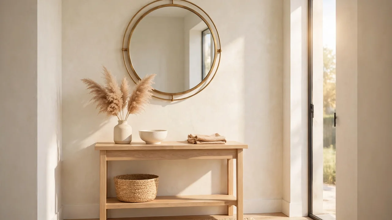small entryway mirror decor ideas