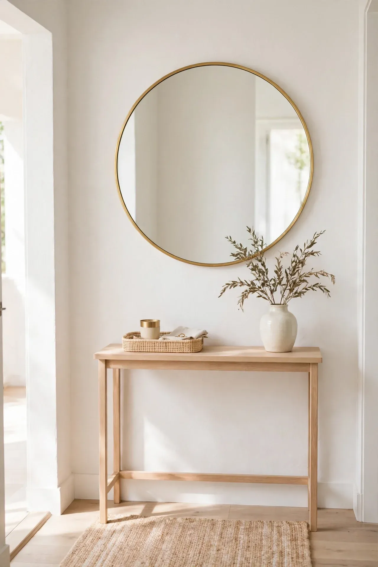 Round Mirror Statement