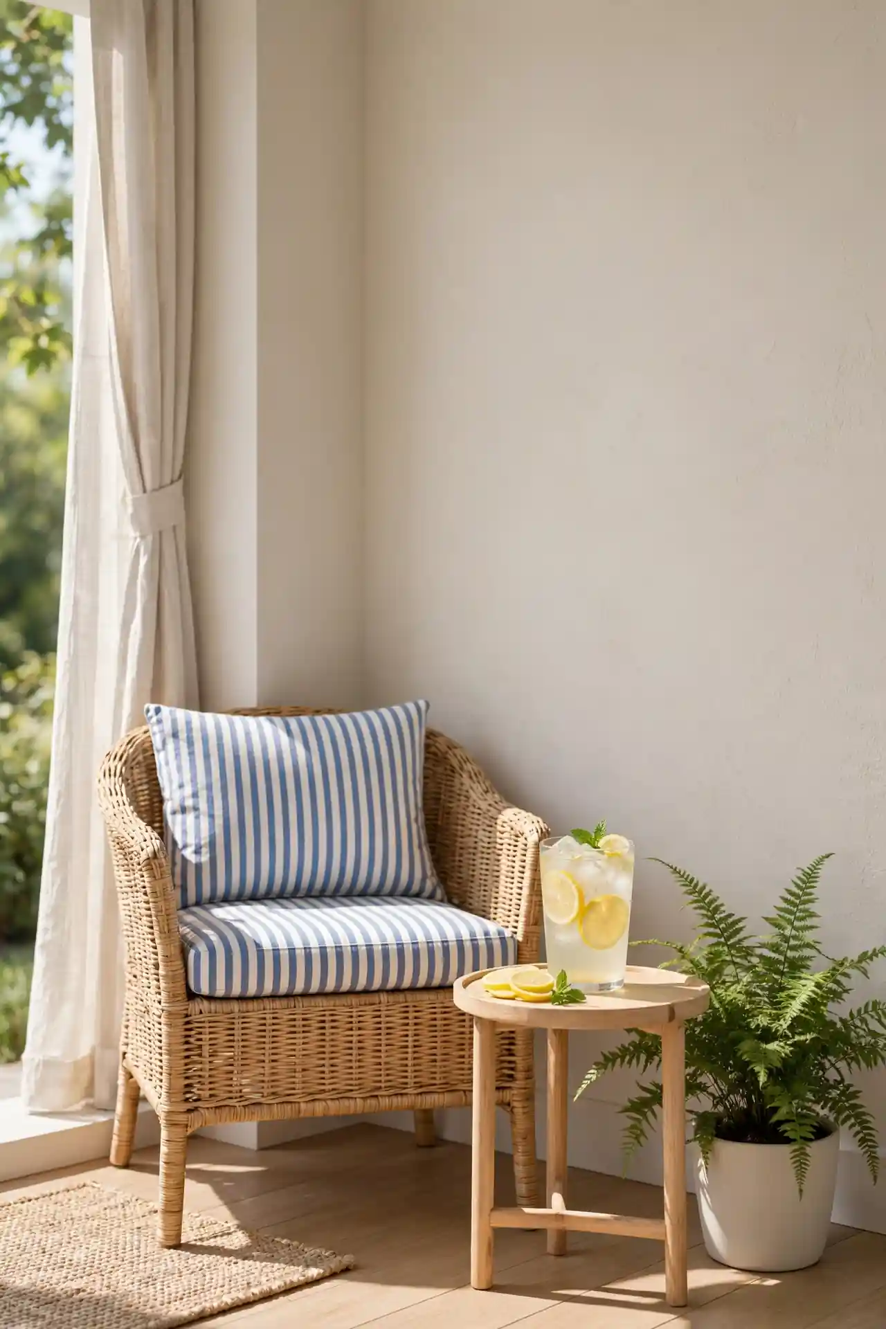 Wicker Chair Corner