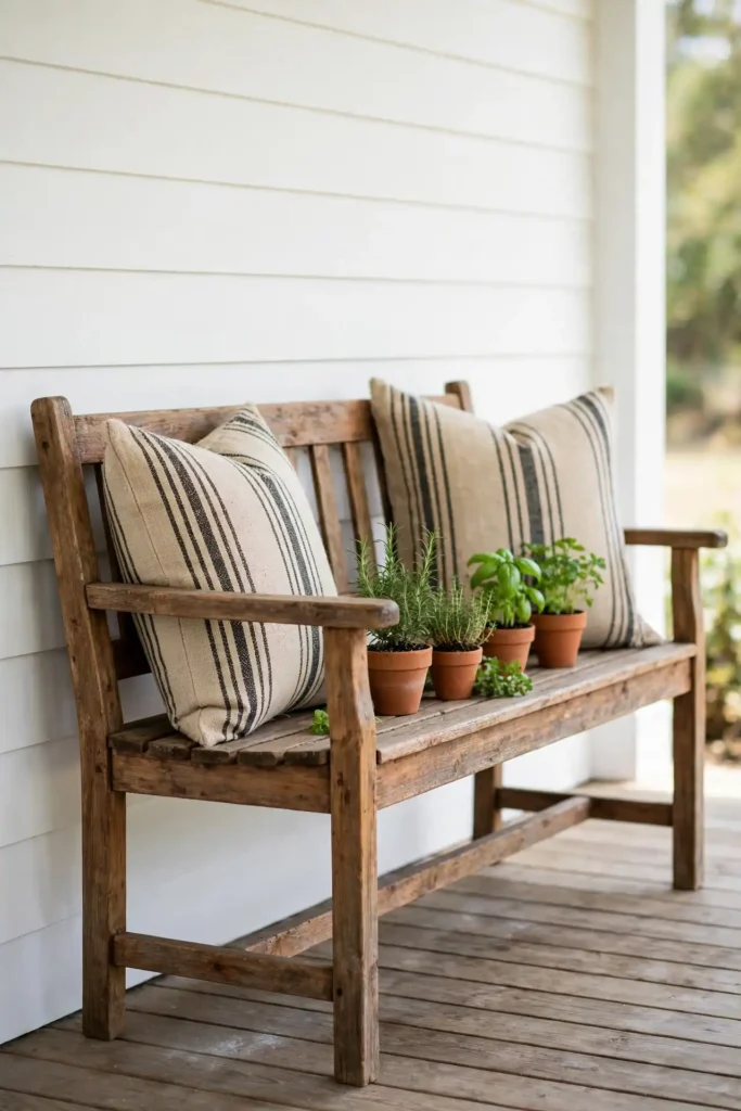 Farmhouse Bench Corner