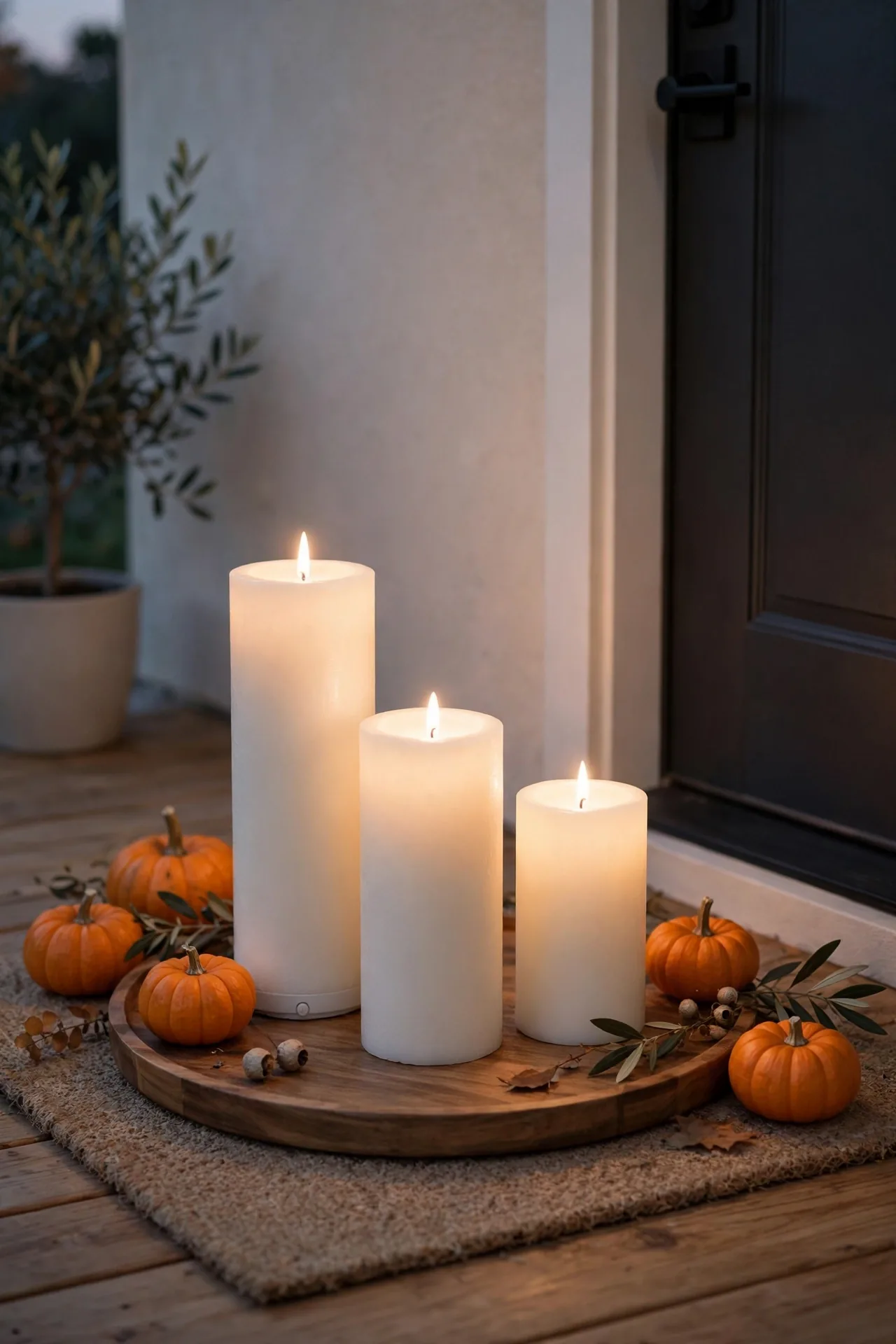 Glowing Candle Cluster