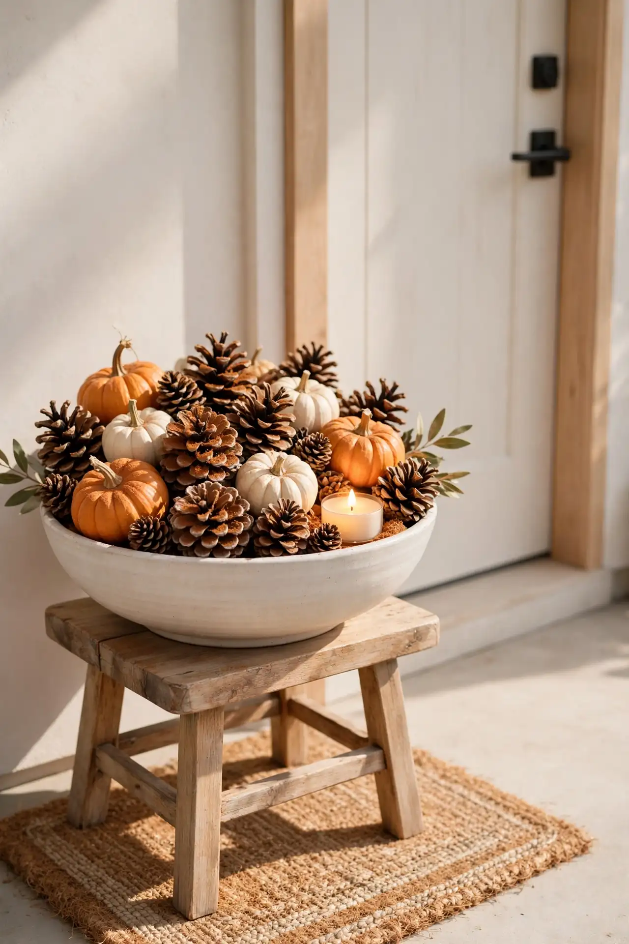 Pinecone Bowl Centerpiece
