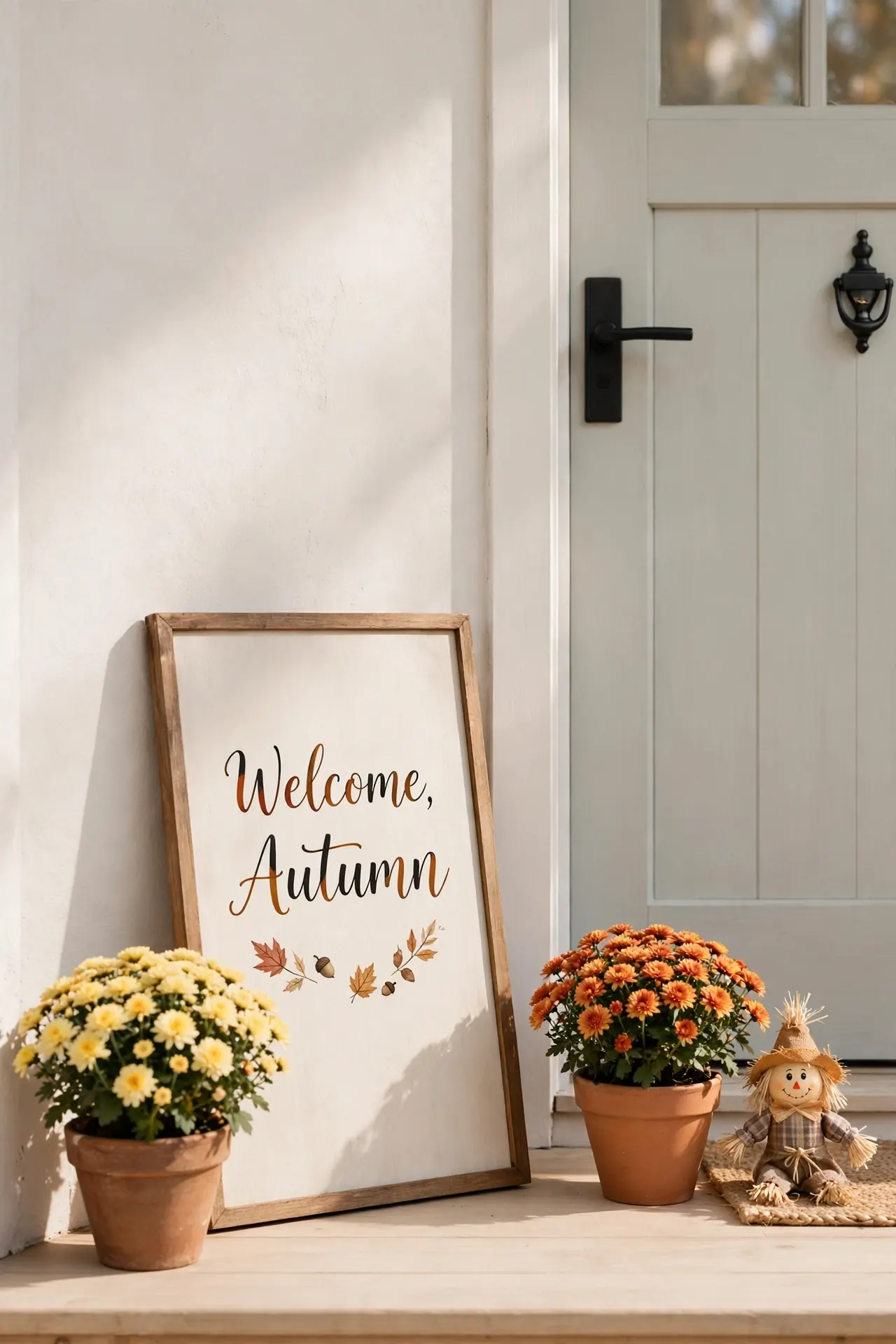 Scarecrow Welcome Sign