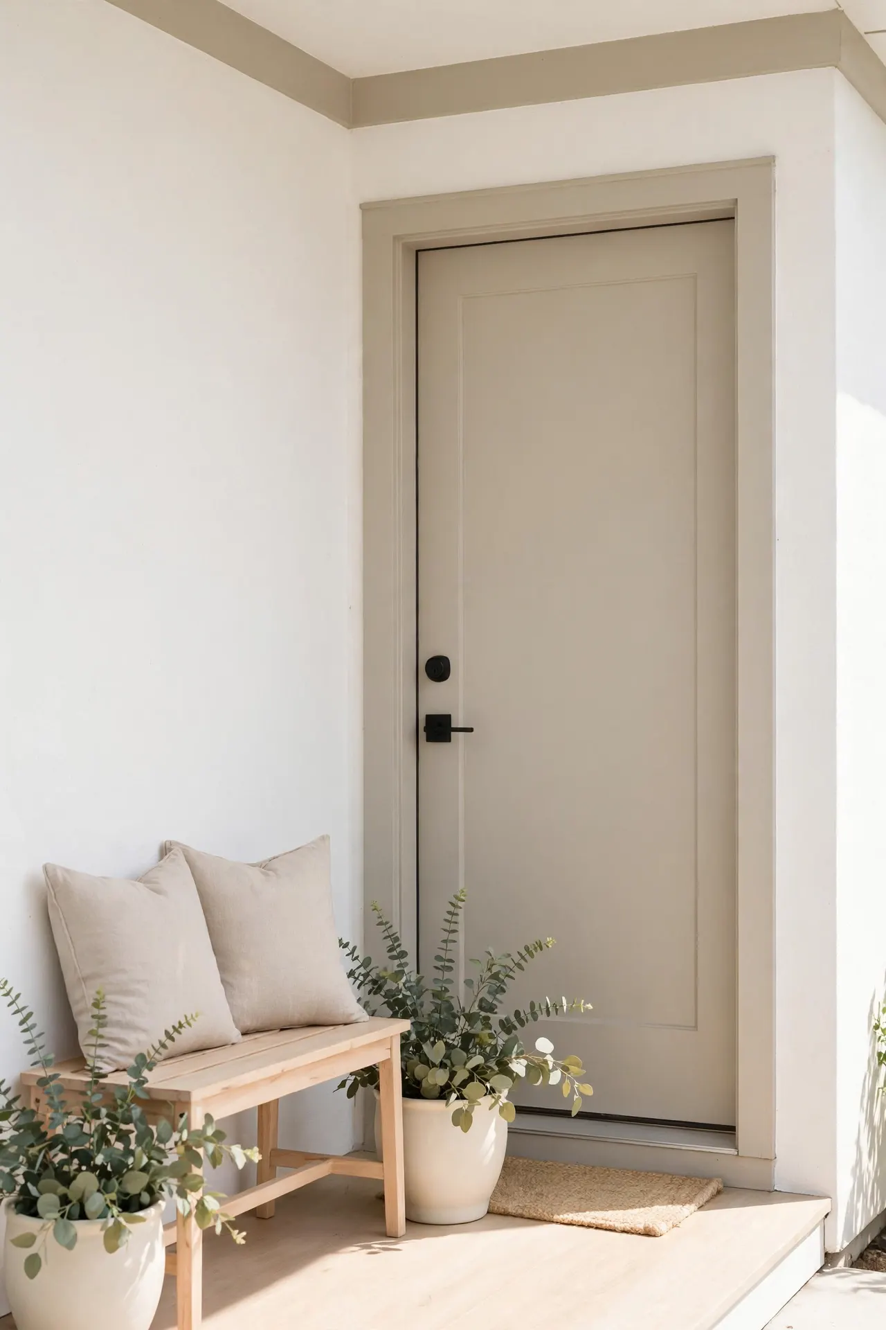 Monochrome Door Moment