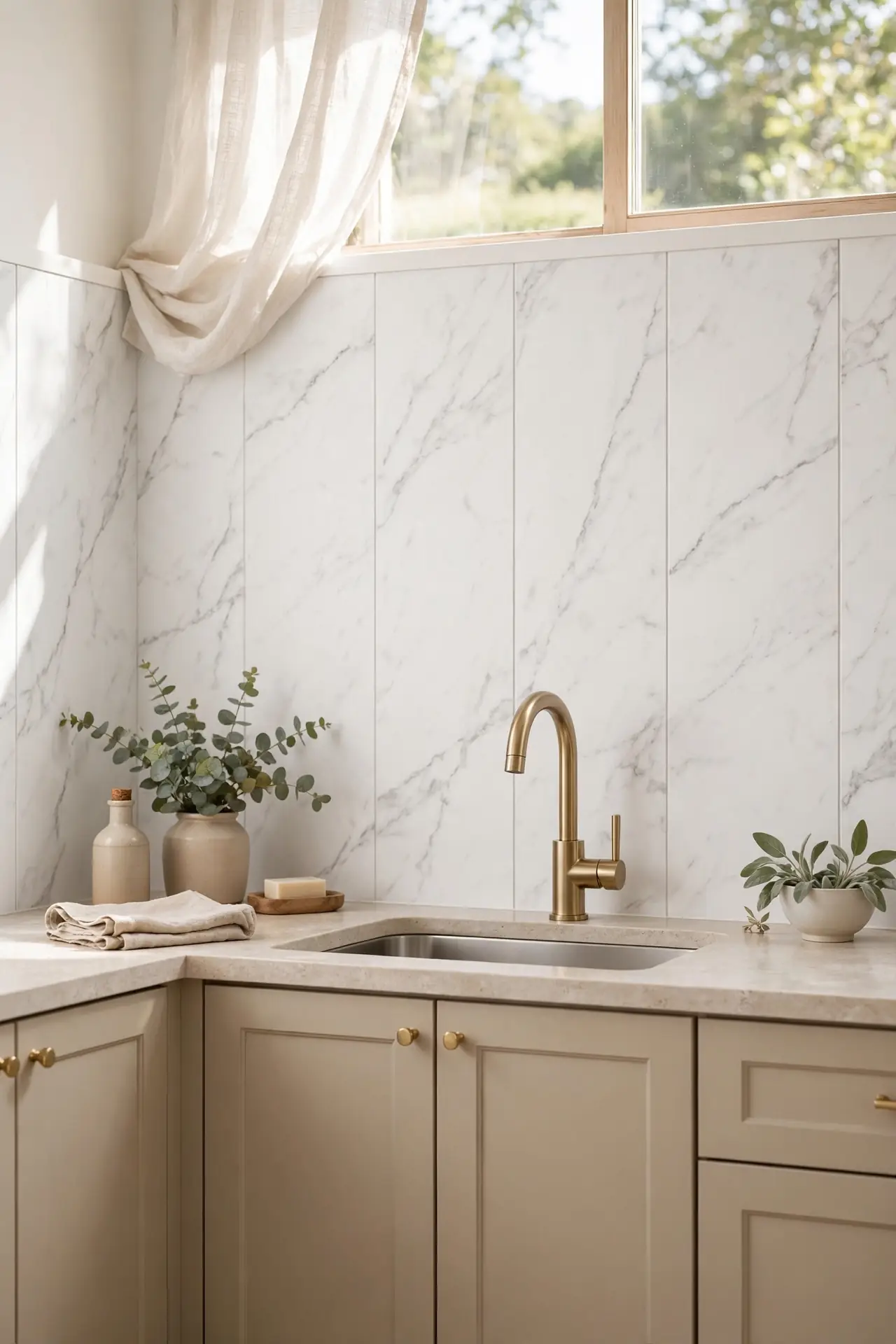 Vinyl Marble Panels