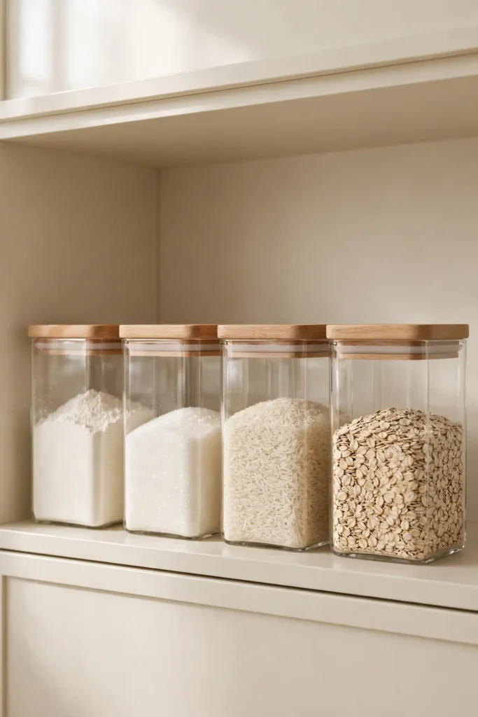 Decanted Pantry Staples