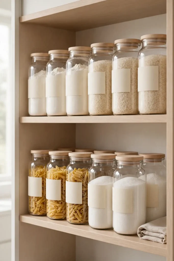 Labeled Storage Jars