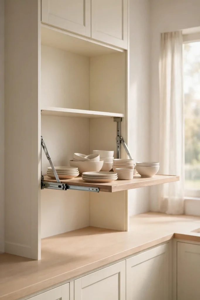 Pull Down Shelves