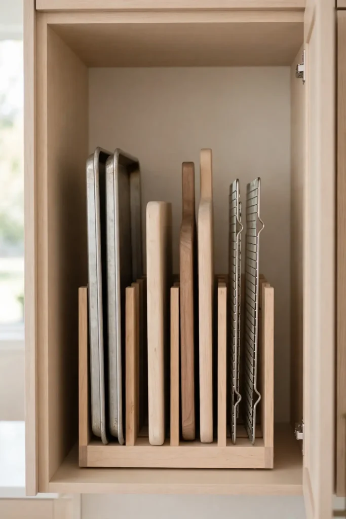 Vertical Tray Storage