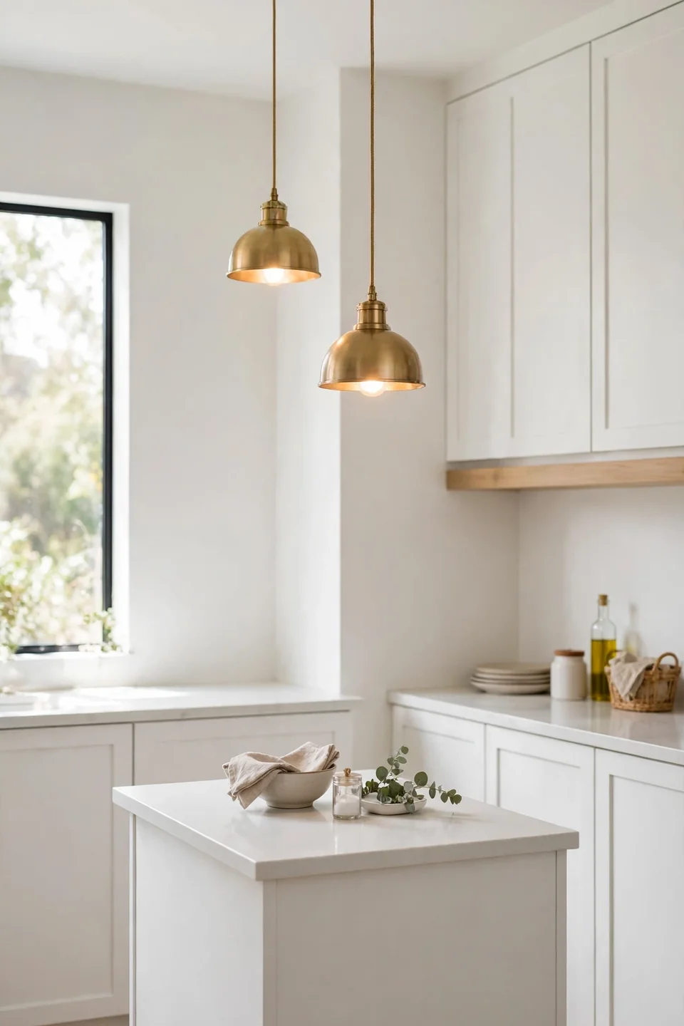 Brass Dome Pendants