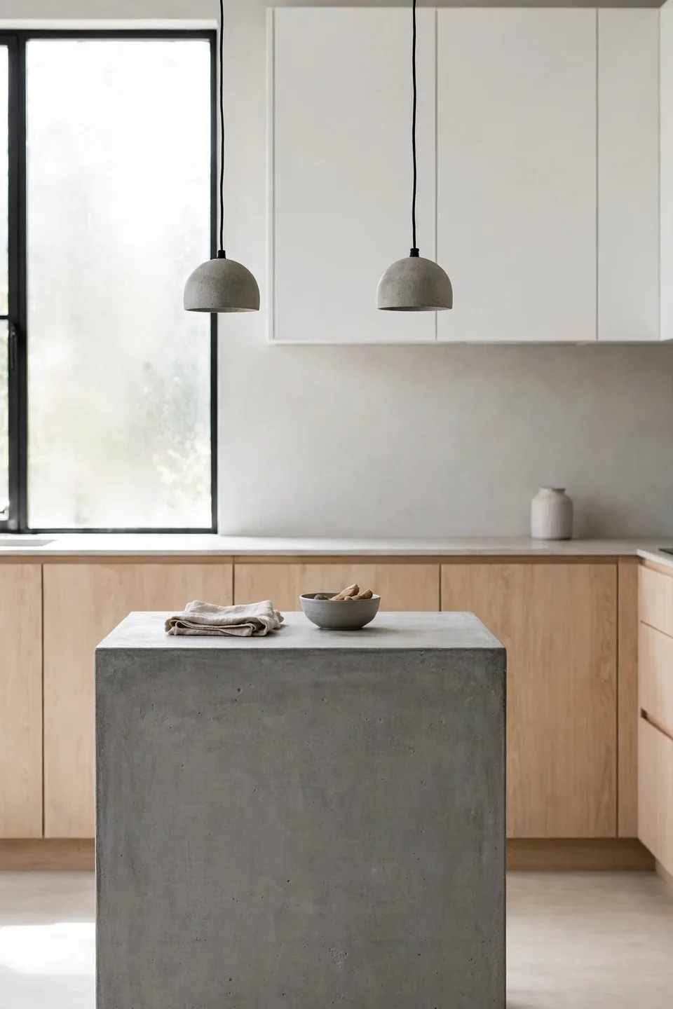 Concrete Dome Lights