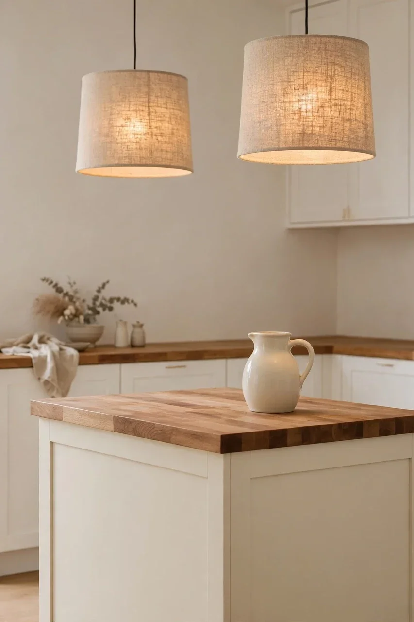 Linen Drum Shades