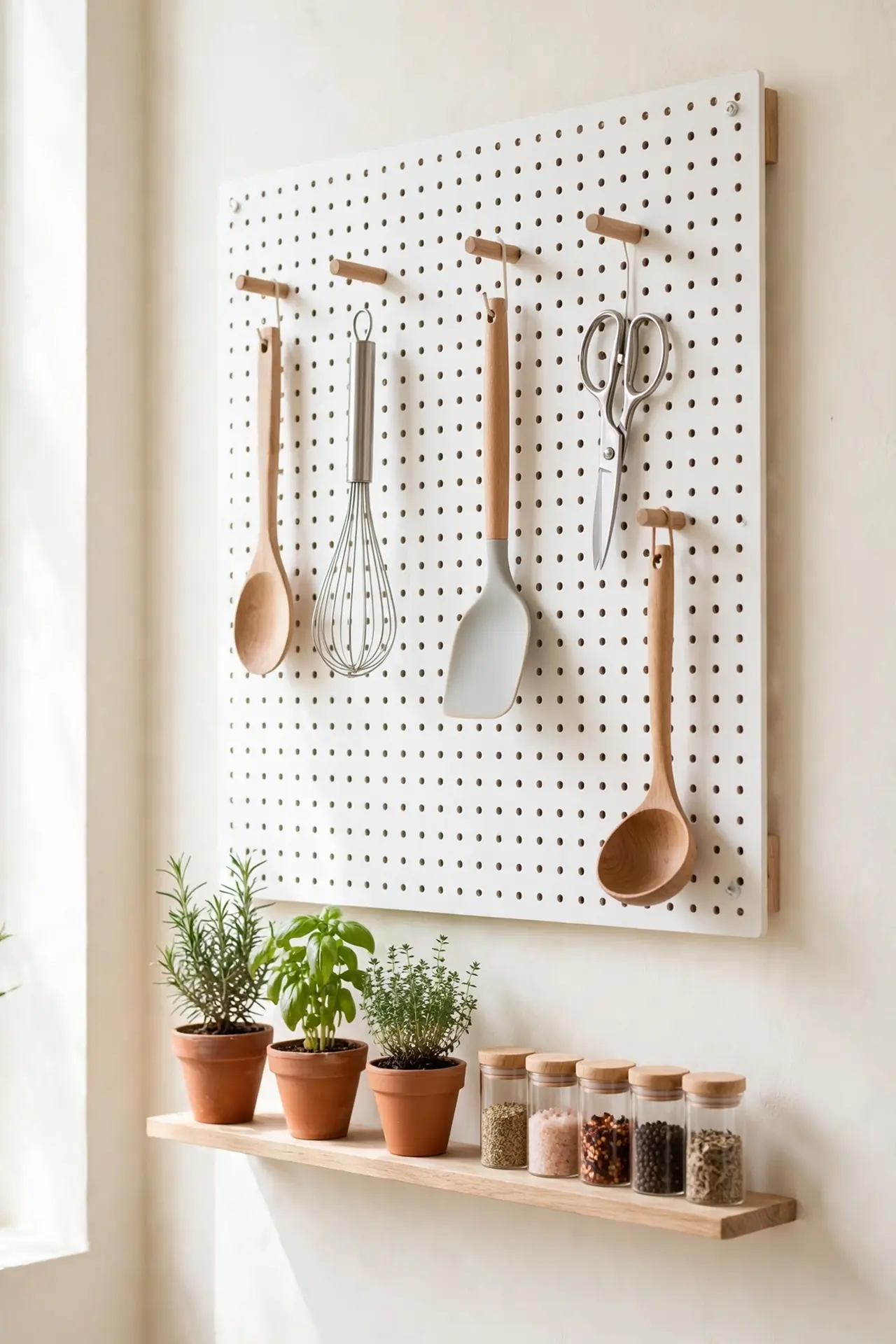 Pegboard Wall Organizer