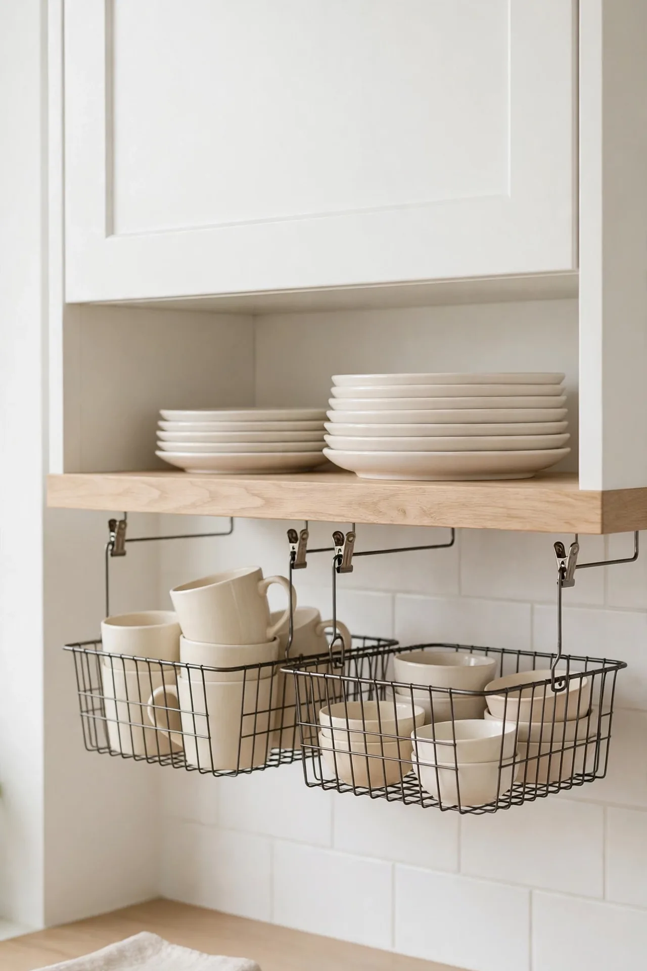 Under-Shelf Clip Baskets