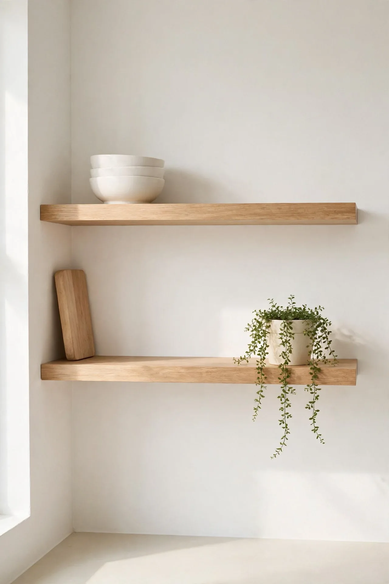 Floating Wooden Shelves