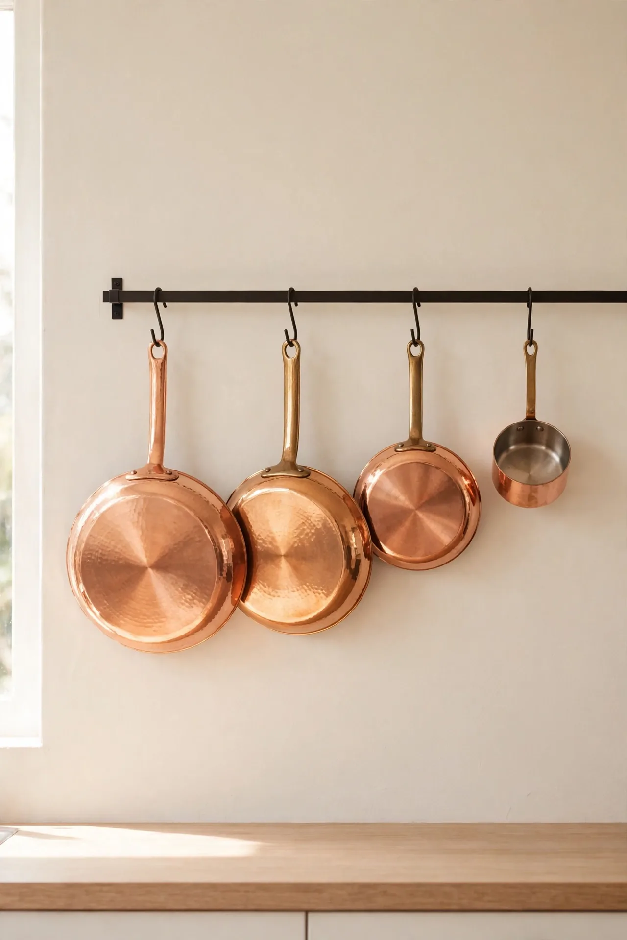 Hanging Copper Pans