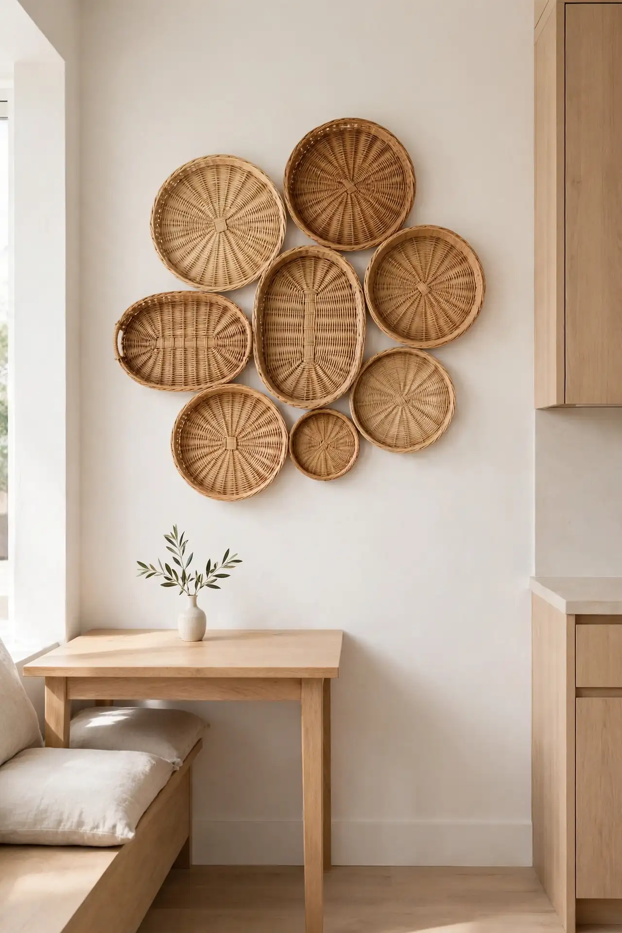 Wicker Tray Grouping