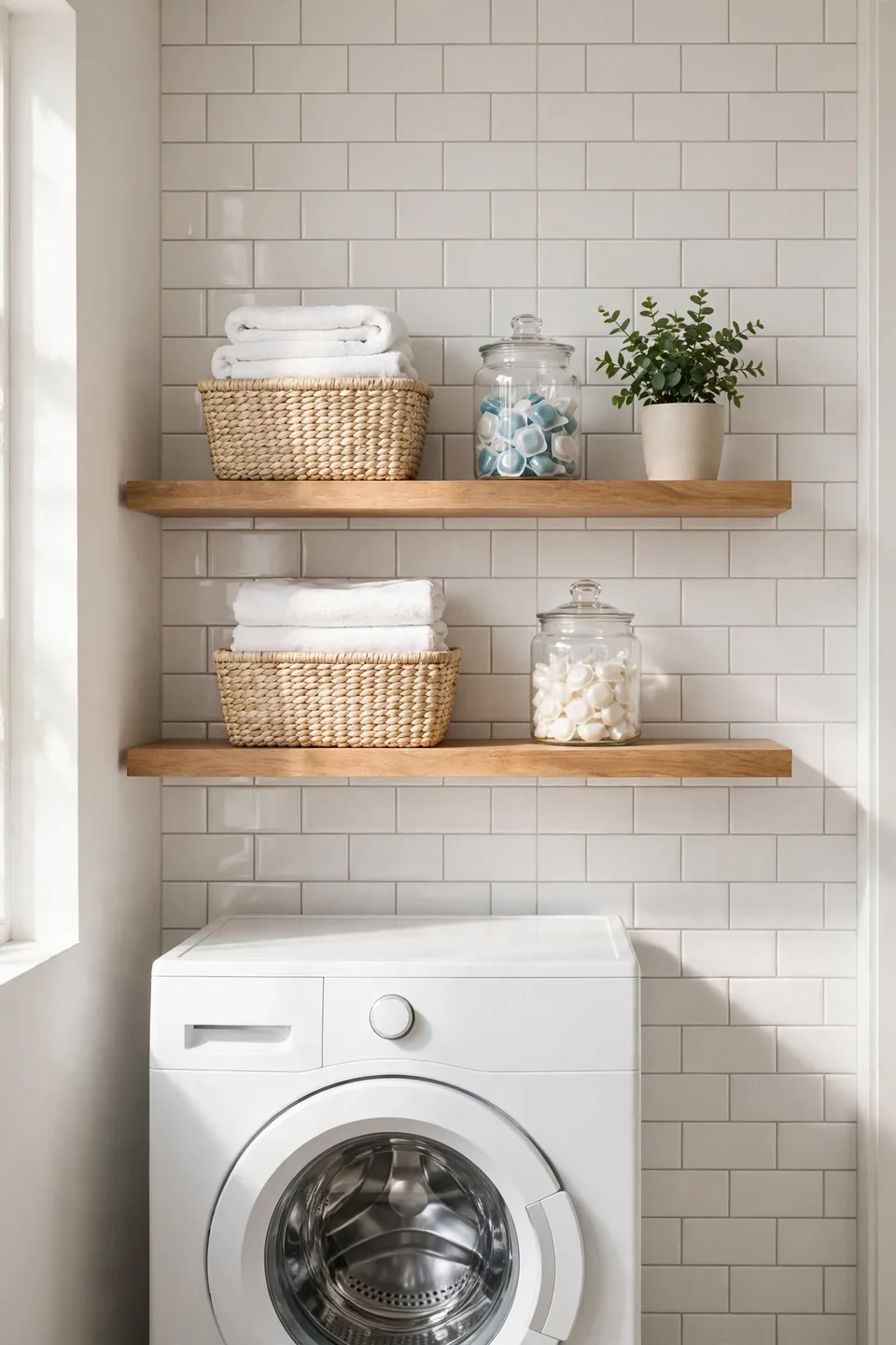 Floating Open Shelves