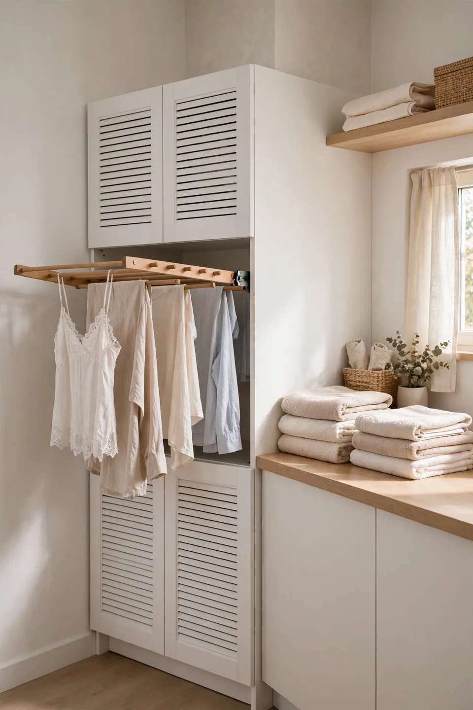 Slide-Out Drying Racks