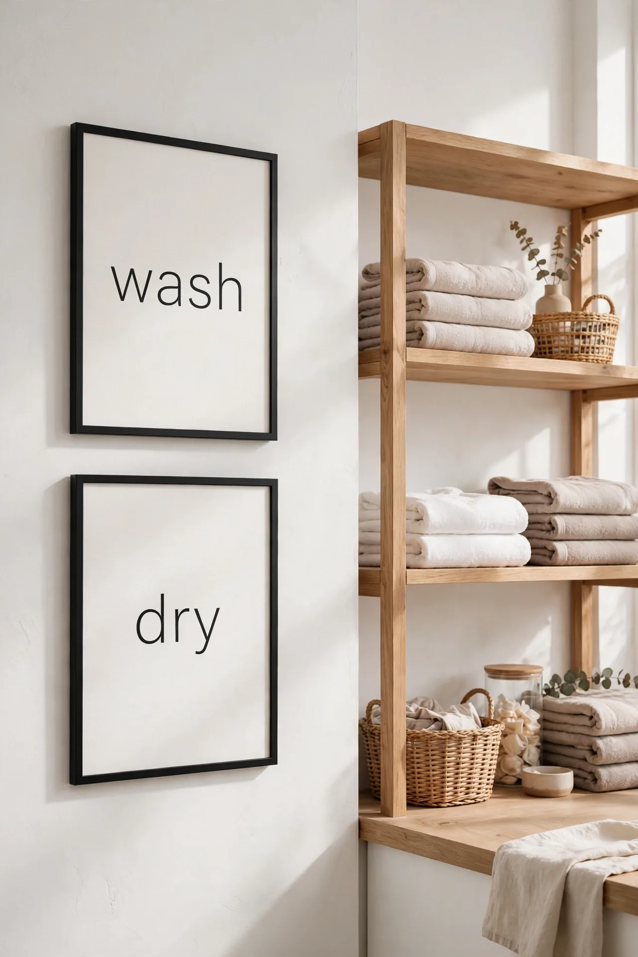 Framed Wash Dry Art