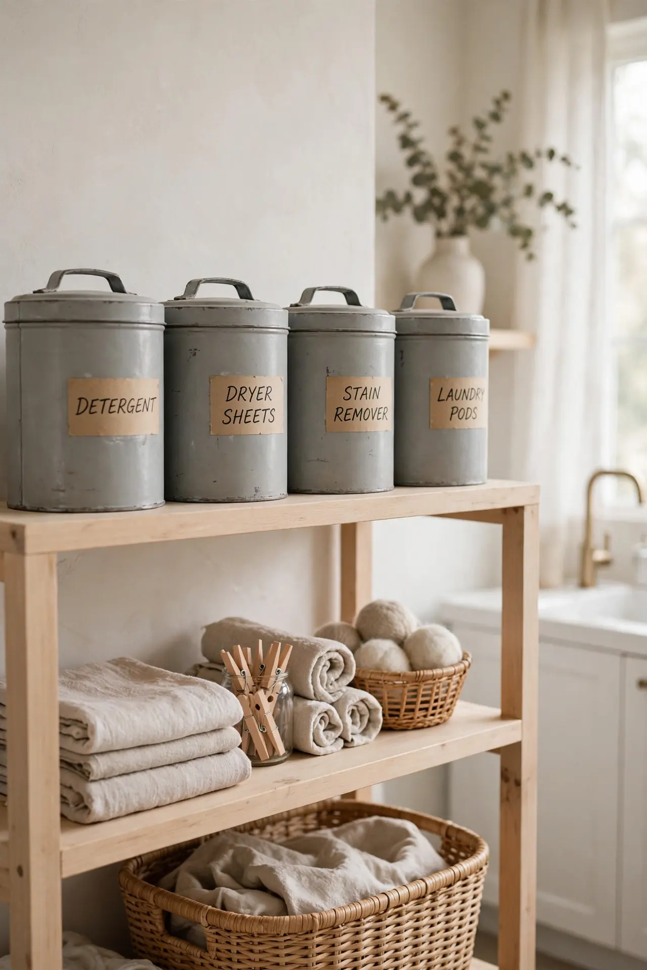 Labeled Tin Caddies