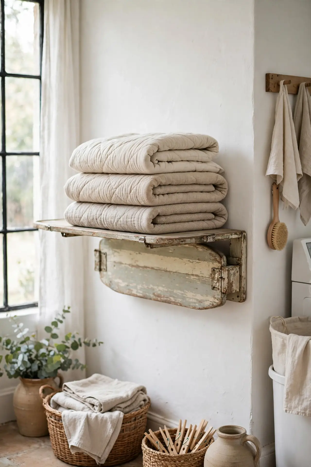 Vintage Ironing Board Display