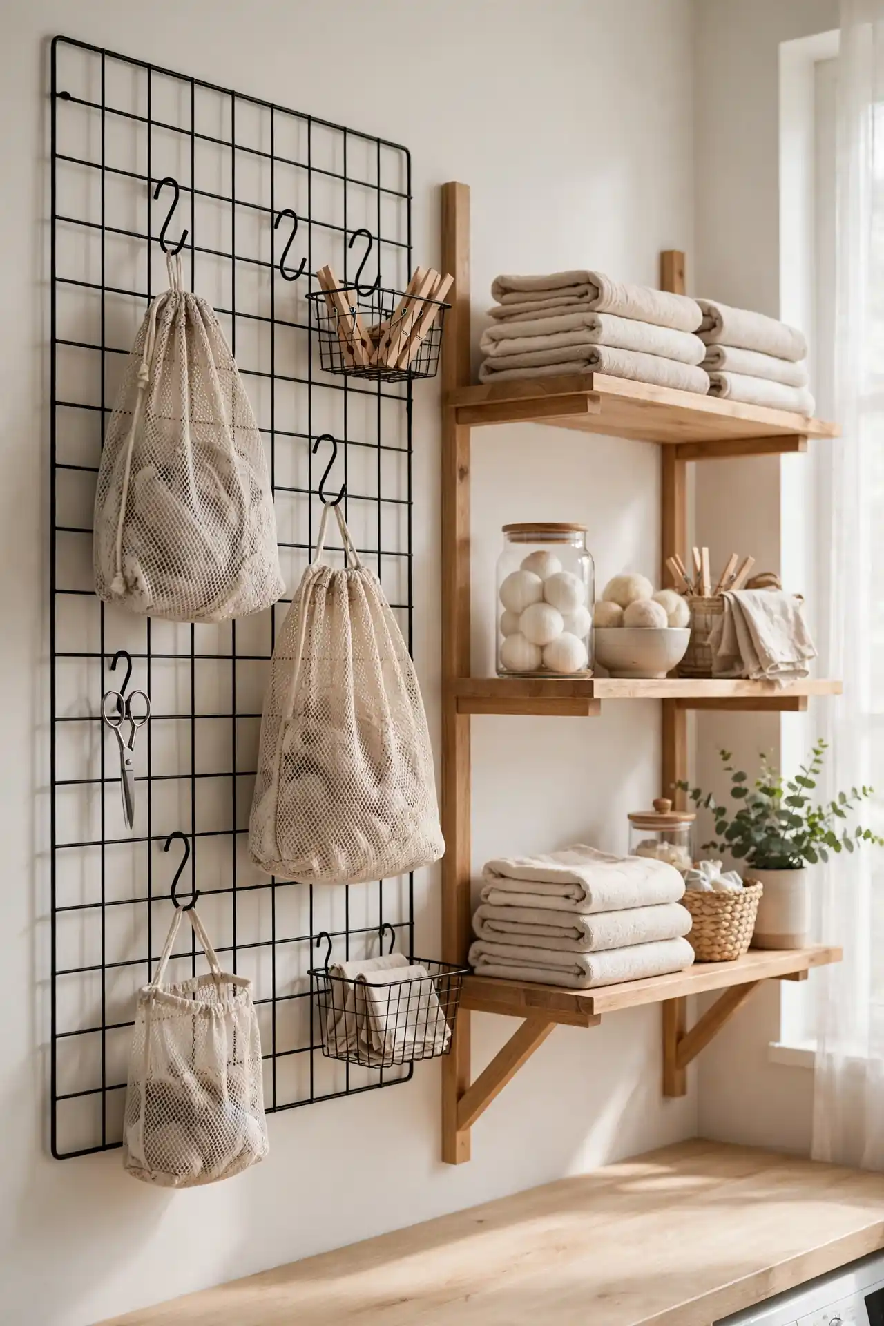 Wire Basket Wall Grid