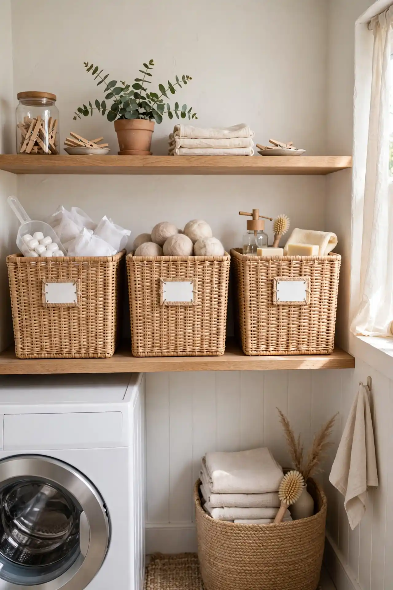 Labeled Storage Bins