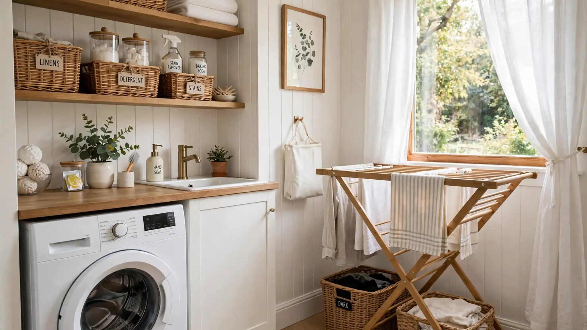 small laundry room organization ideas