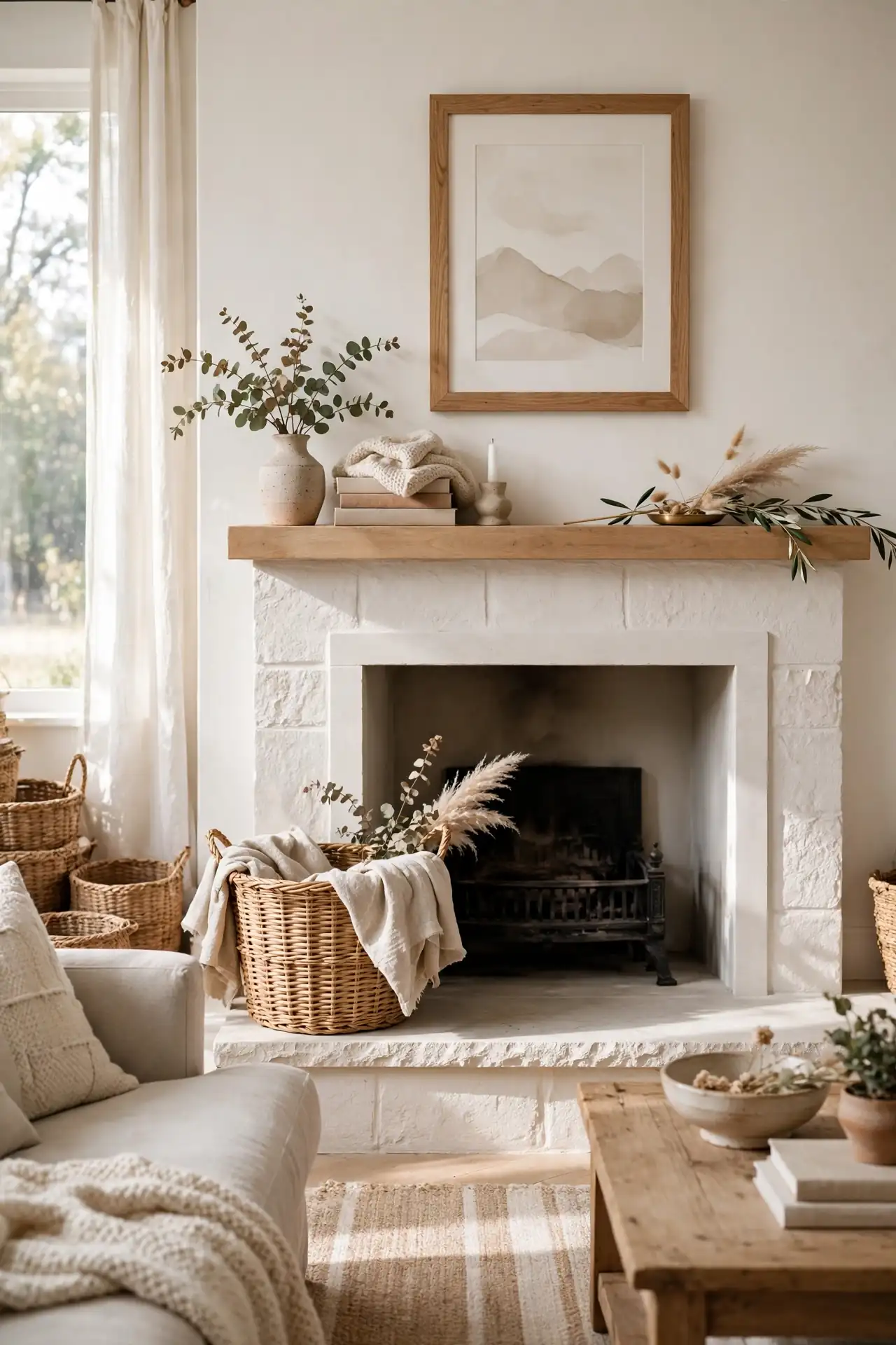 Hearth Basket Display