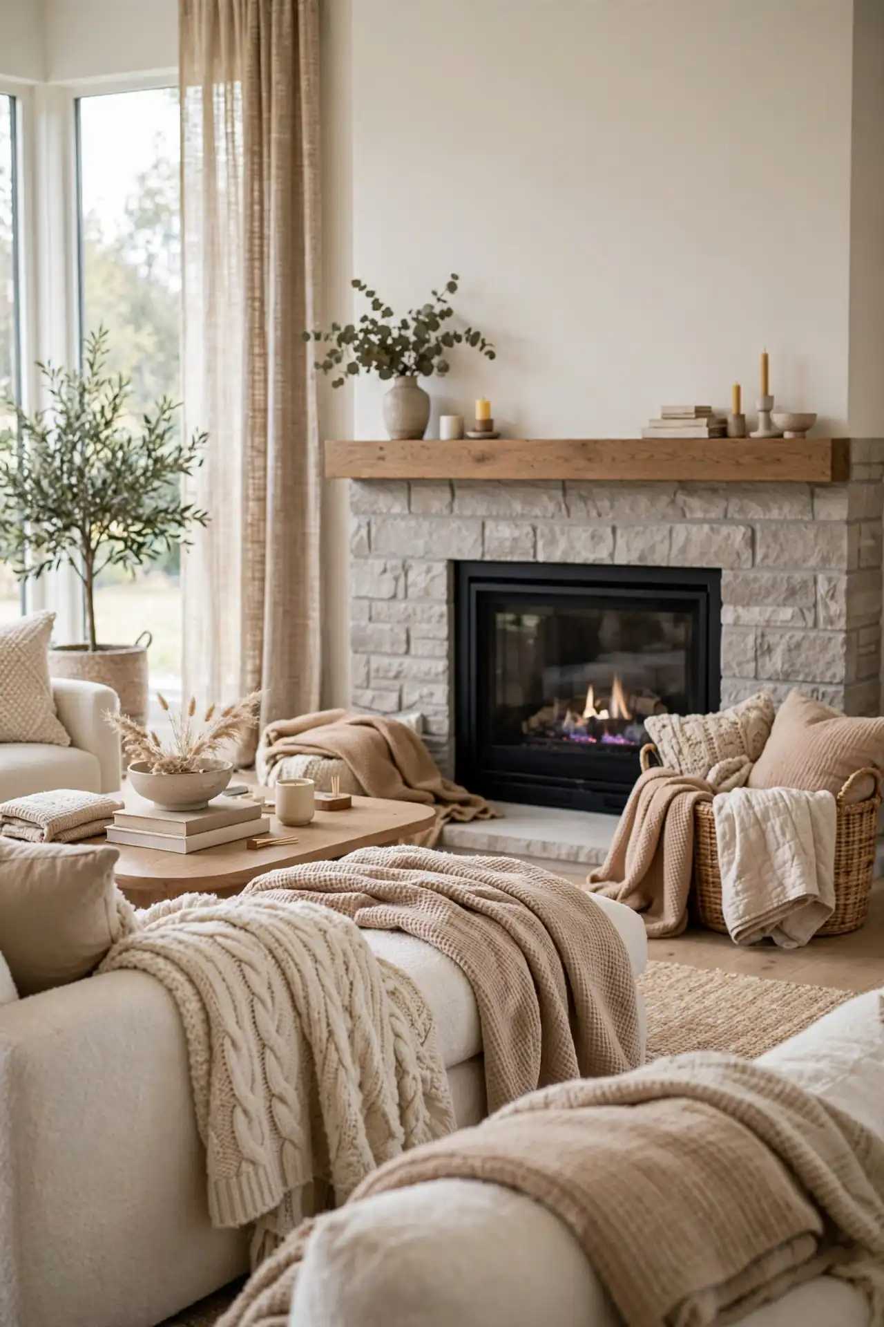 Textured Throw Blankets