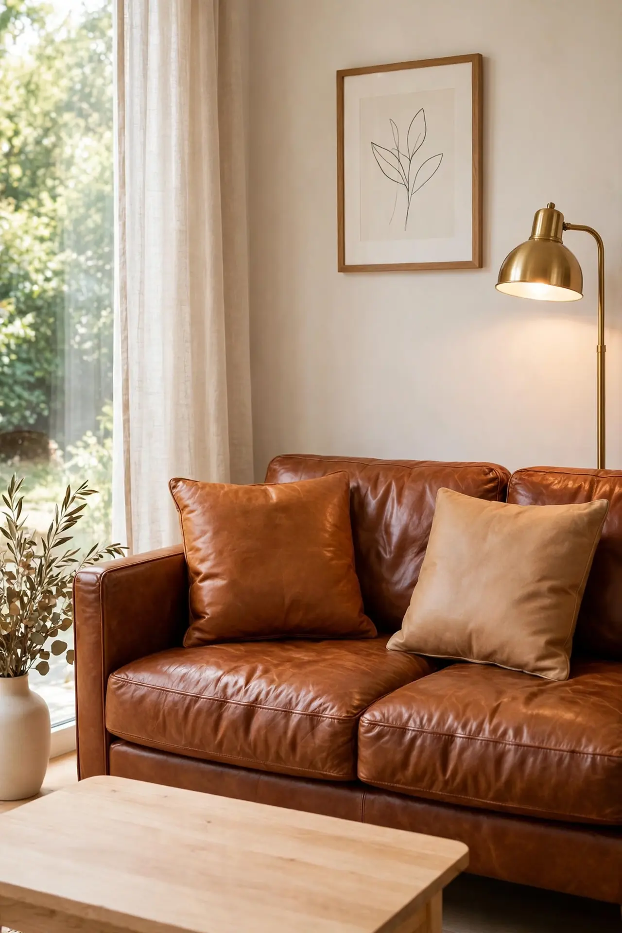 Cognac Leather Pop