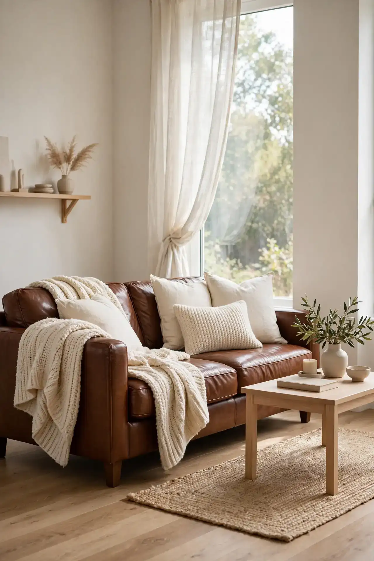 Cream Throw Layers
