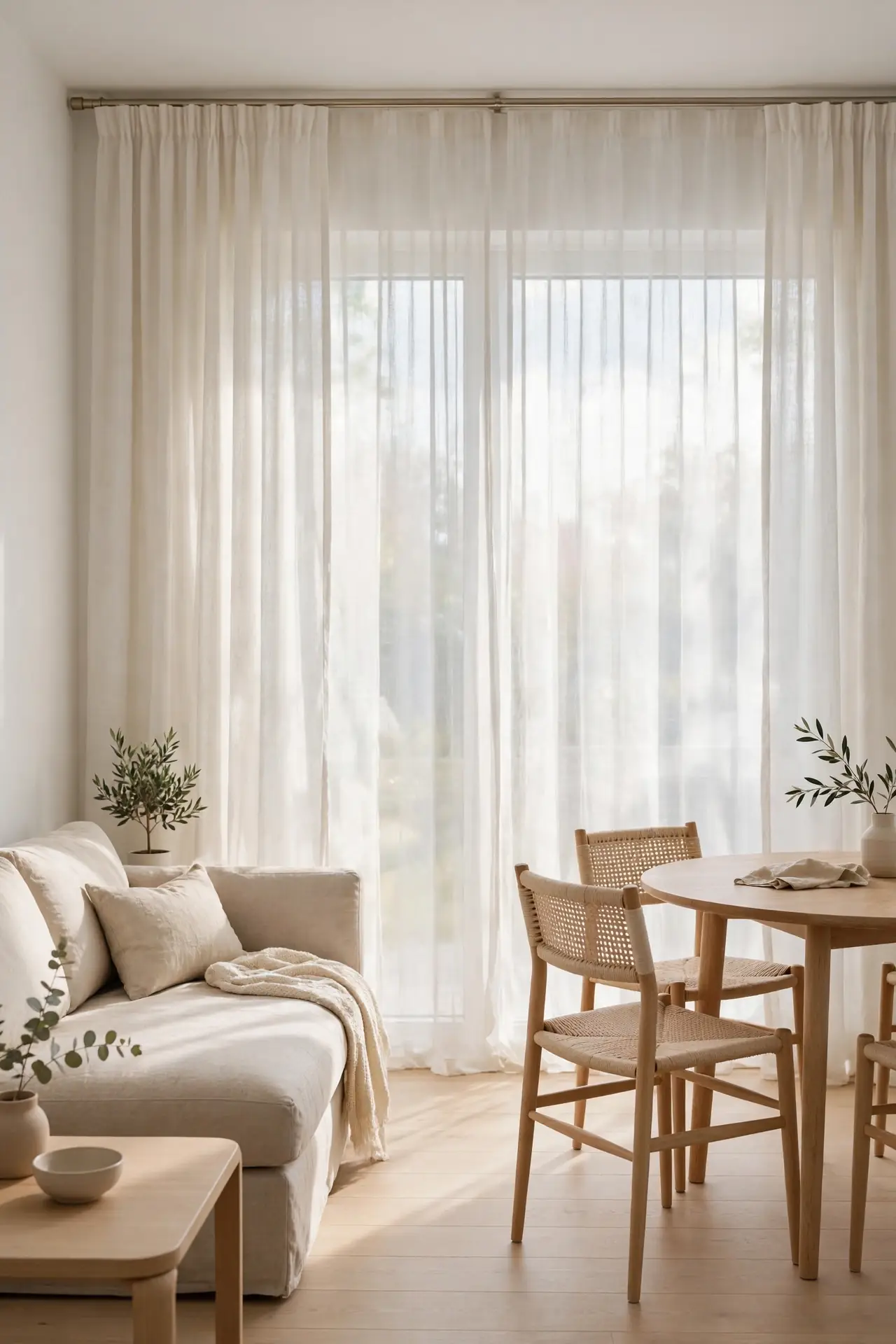 Sheer Curtain Light