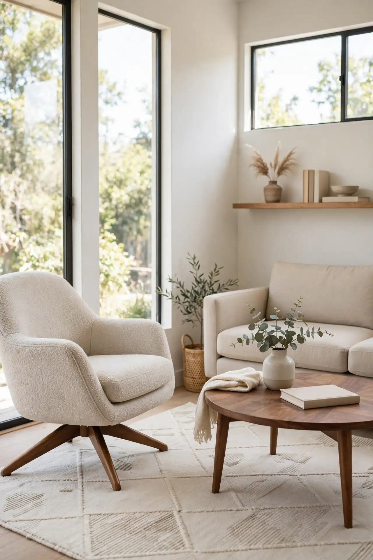 Mid-Century Swivel Chair