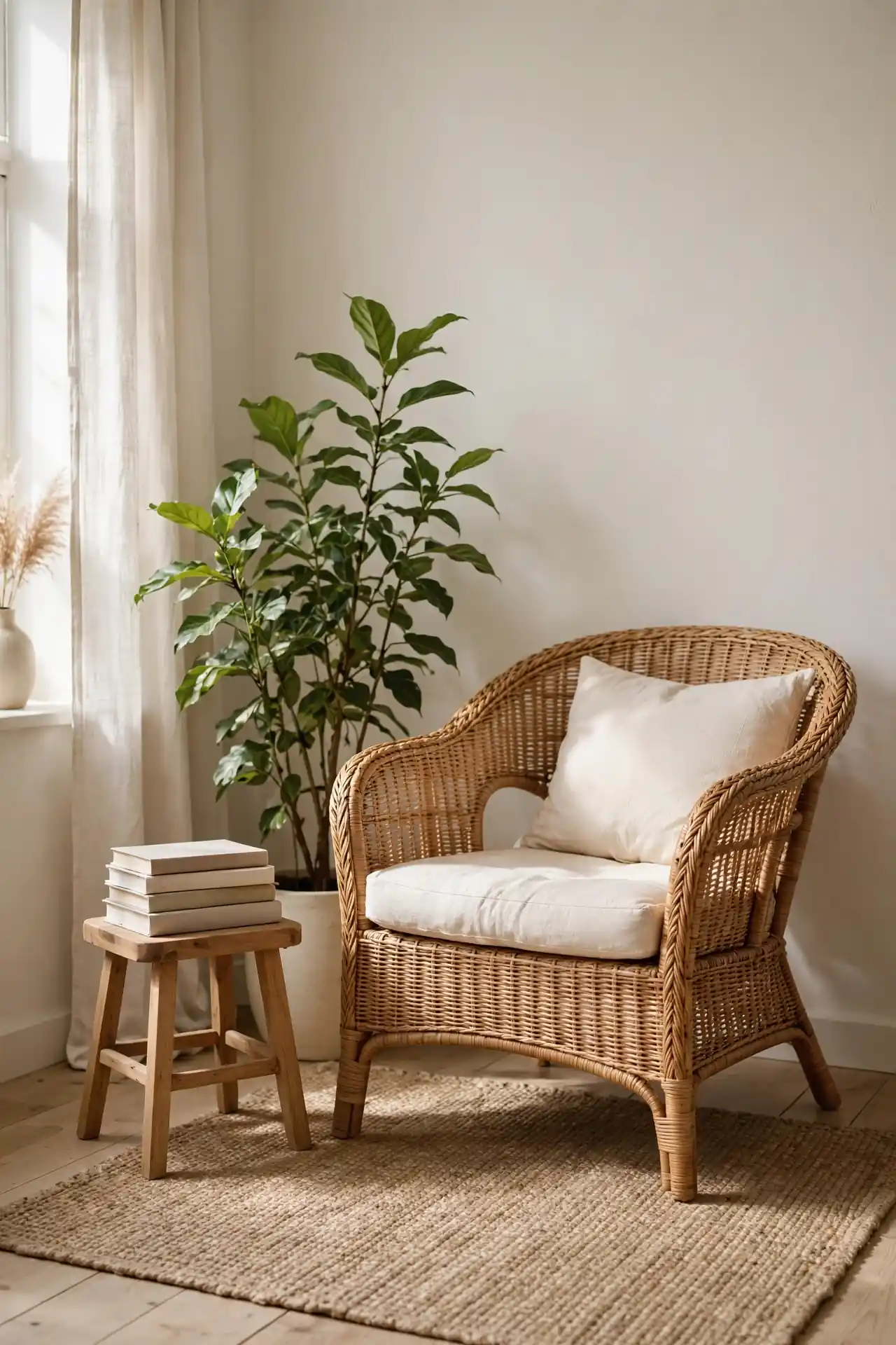 Rattan Reading Nook
