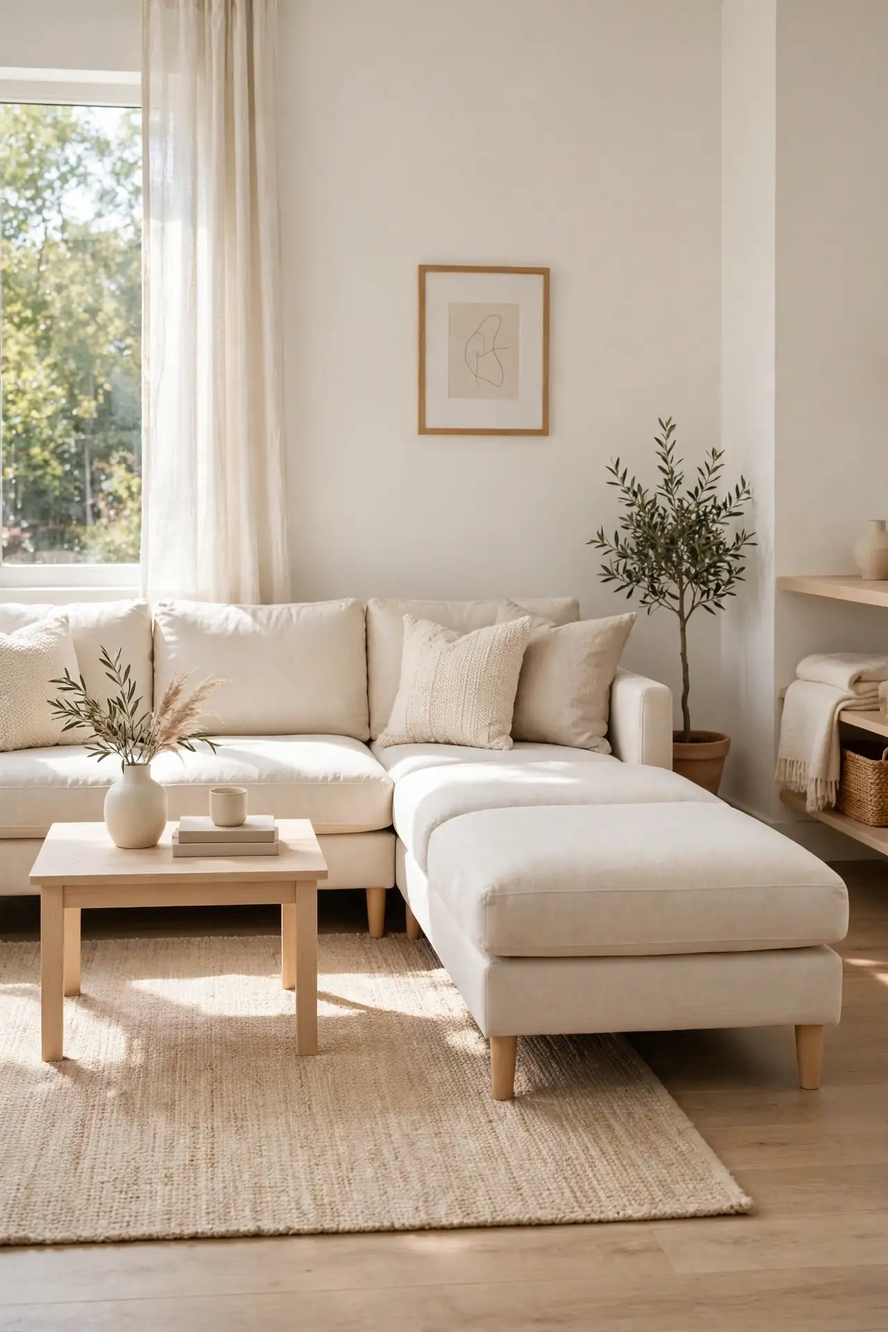 Rug Anchor Zone for small living room ideas with sectional sofa