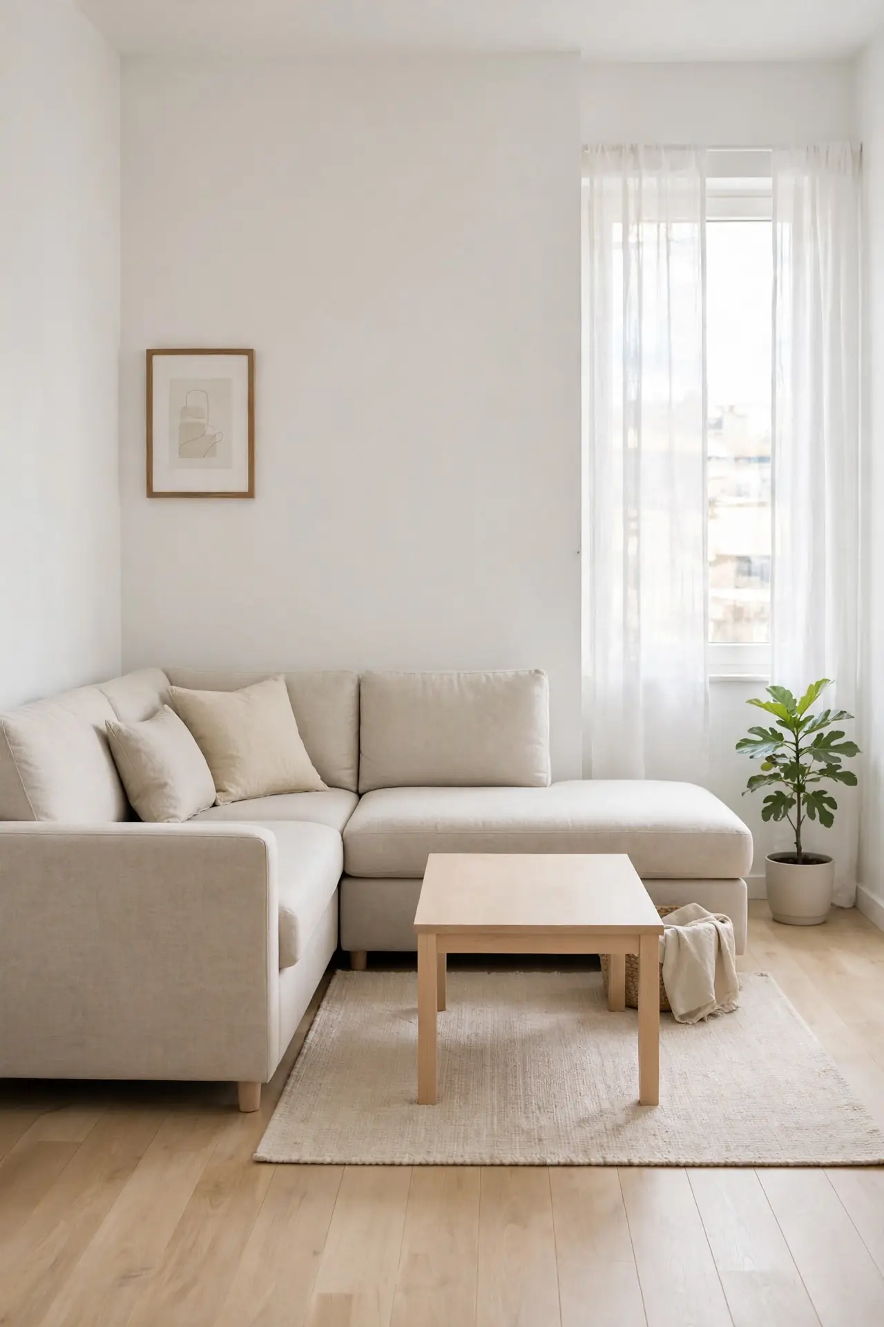 L-Shaped Flow - Small Living Room Layout Ideas for Apartments