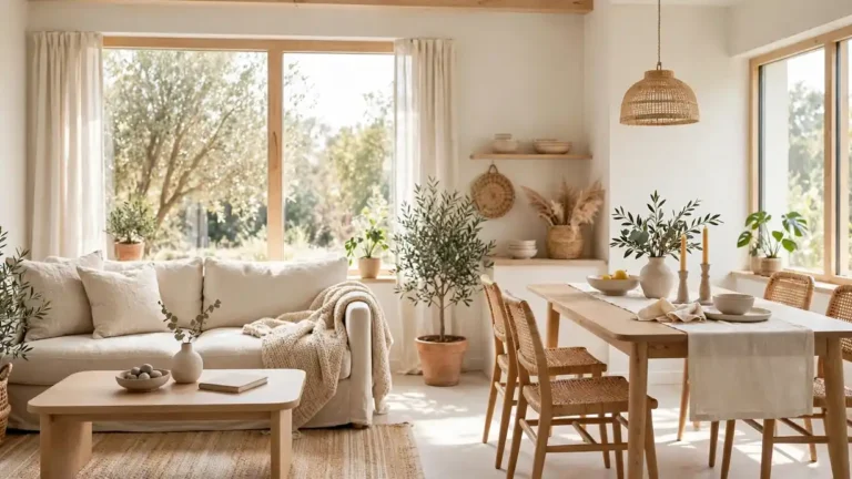 small living room with dining area