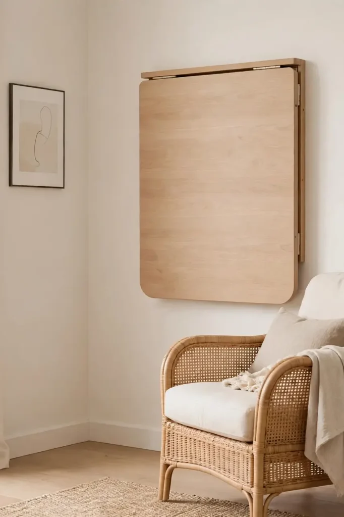 Fold-Down Wall Tables