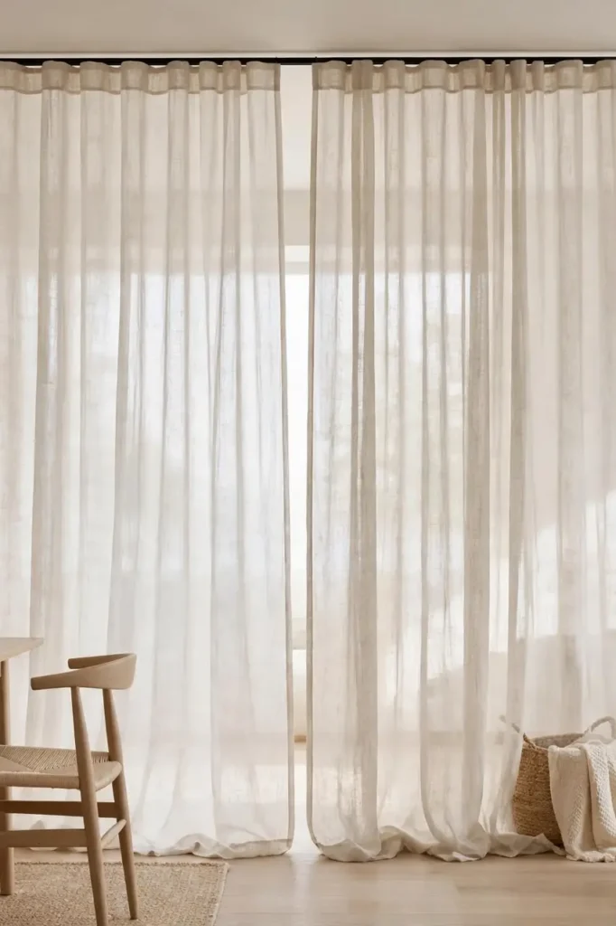 Linen Curtain Softness