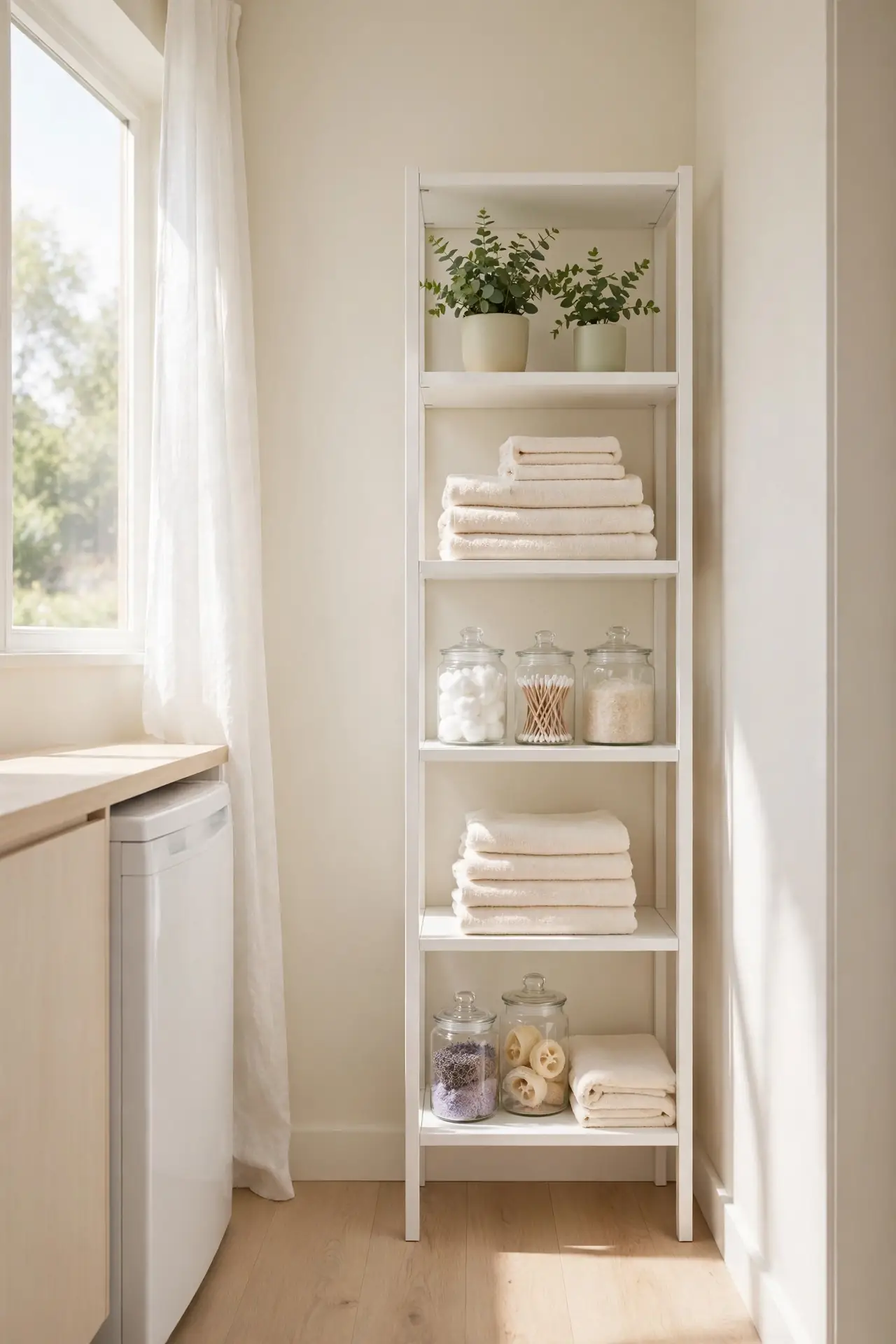 Tall Corner Shelves