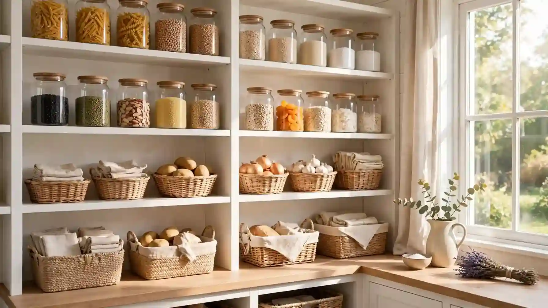 small pantry organization