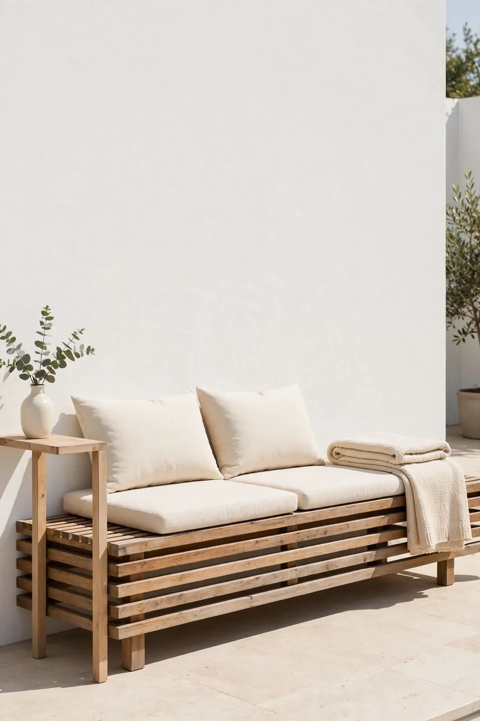 Bench Against Wall