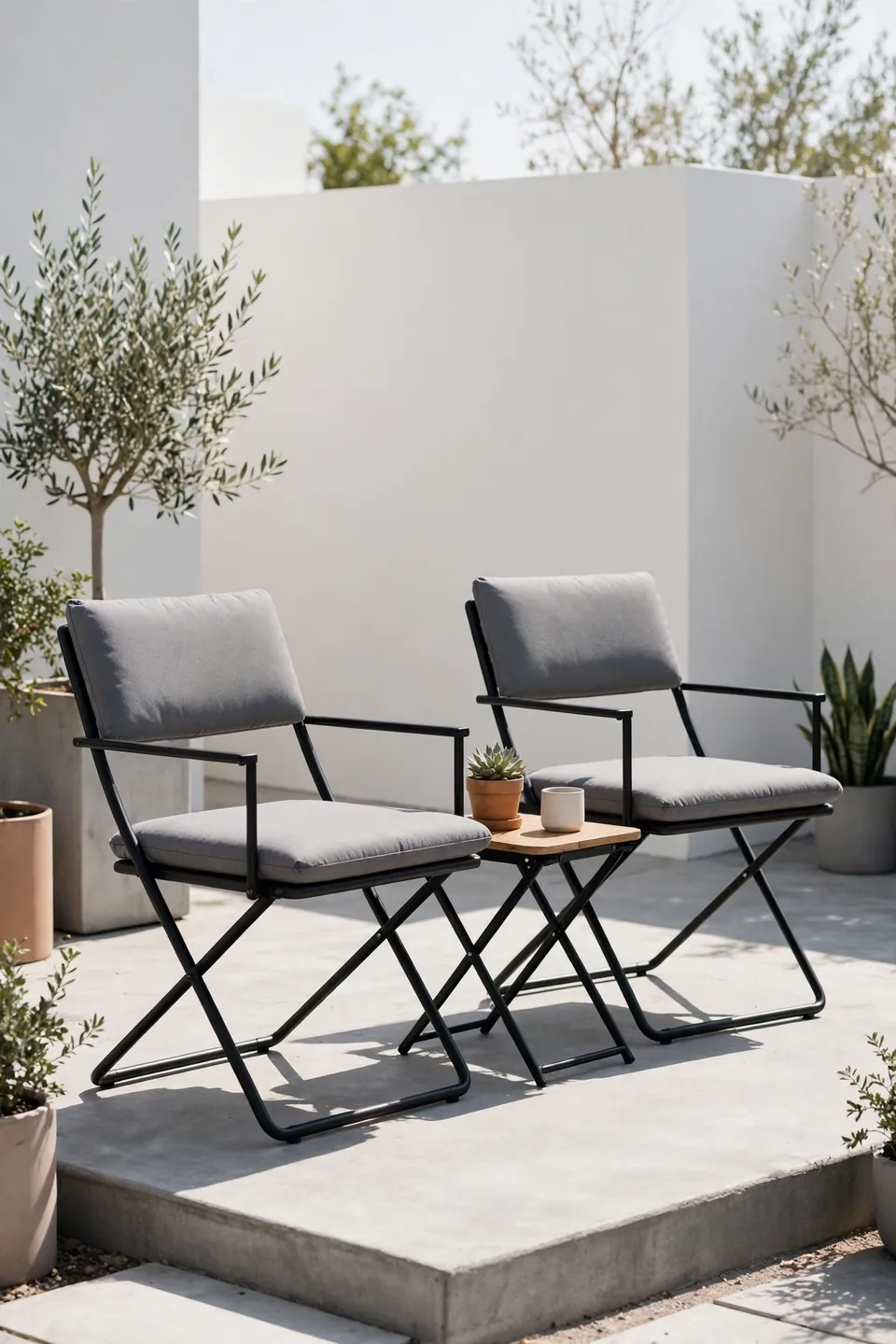 Foldable Chair Pair