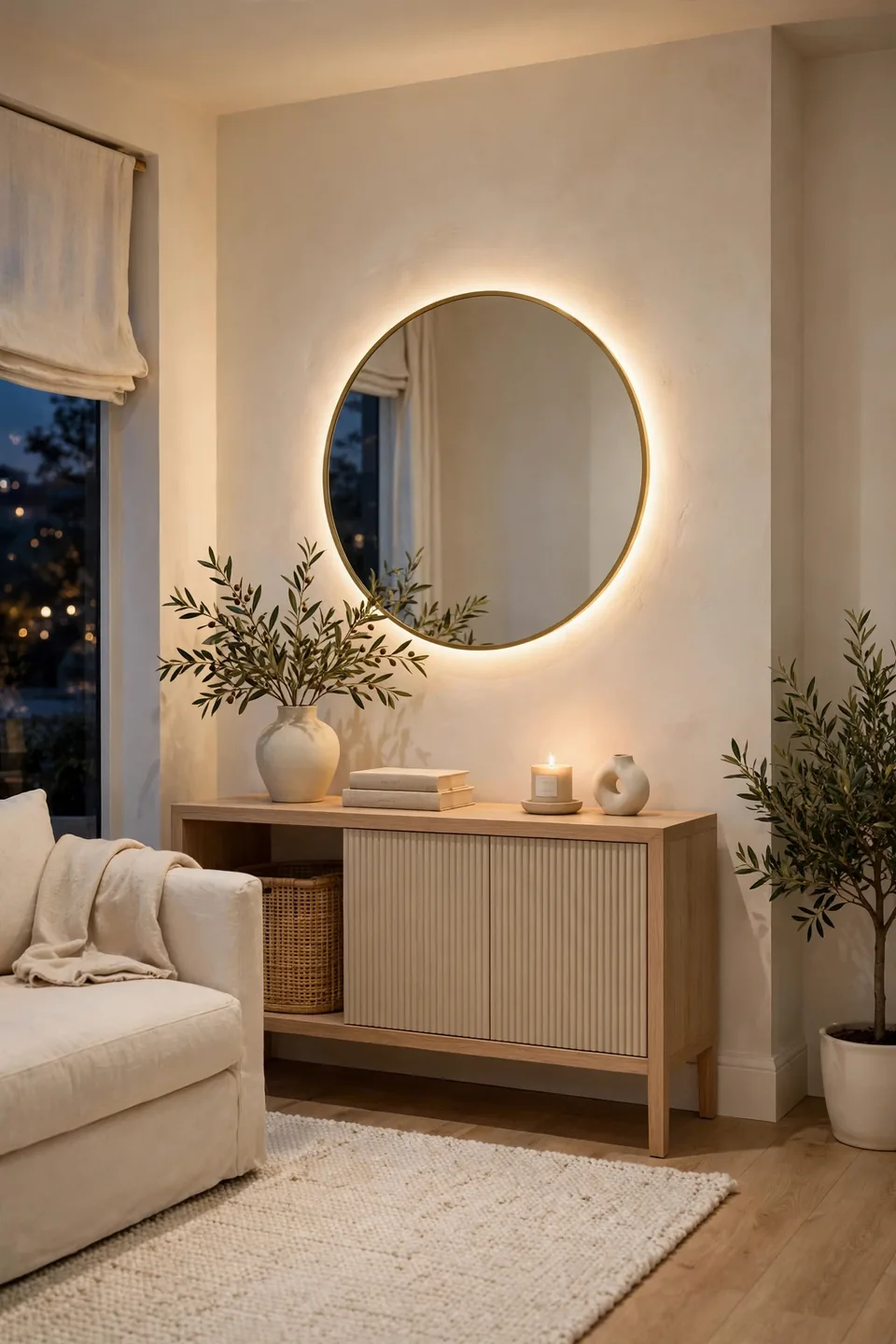 Backlit Mirror Panels