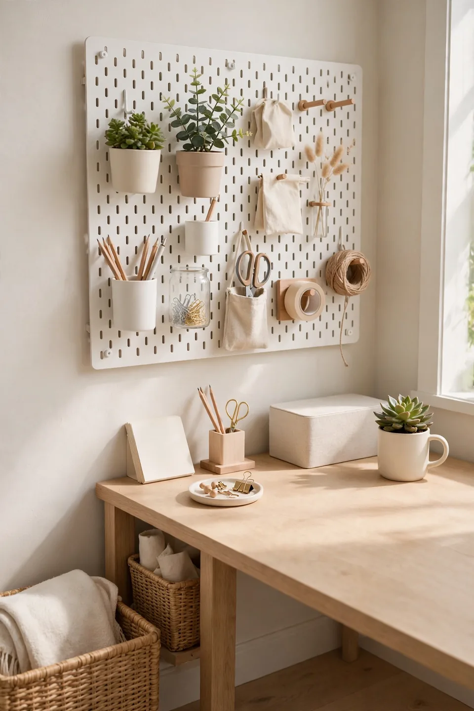 Pegboard Wall Organizers