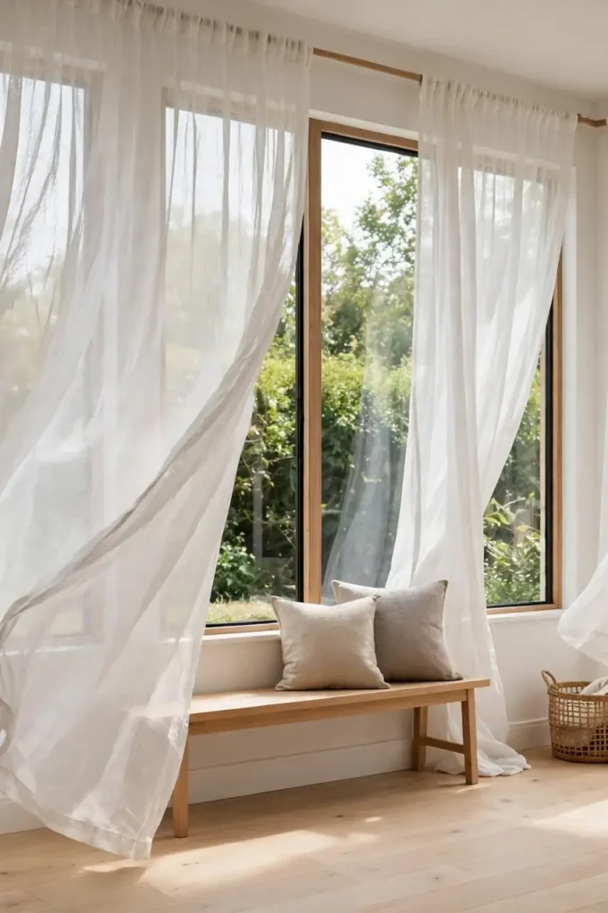 Linen Sheer Curtains