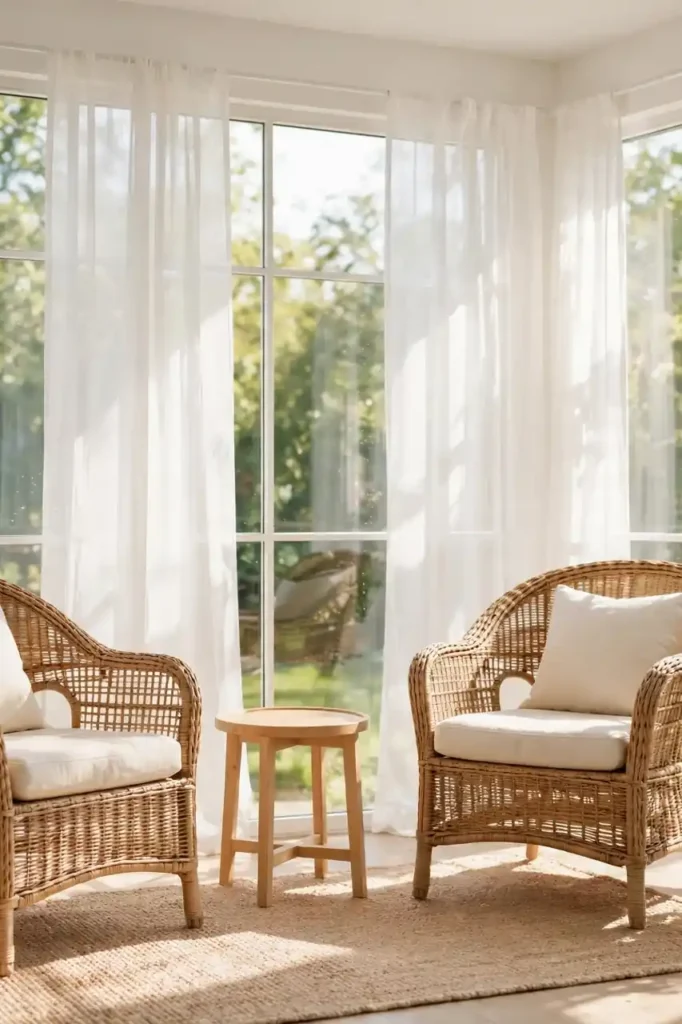 Woven Rattan Seating