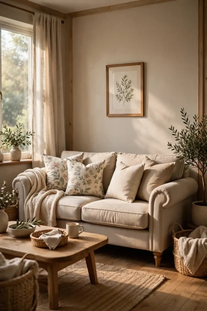 Charming sofa for living room
